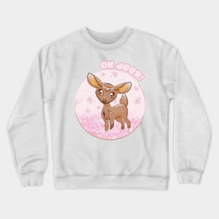 Oh Deer! Sakura Crewneck Sweatshirt